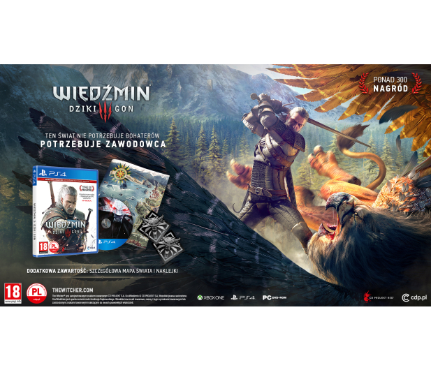 PlayStation Wiedźmin 3: Dziki Gon - Edycja Gry Roku - 550373 - zdjęcie 2